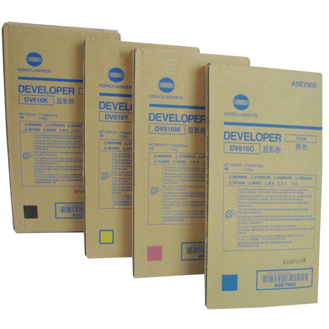DV616 CYMK (KIT) - Revelador Konica Minolta - Original